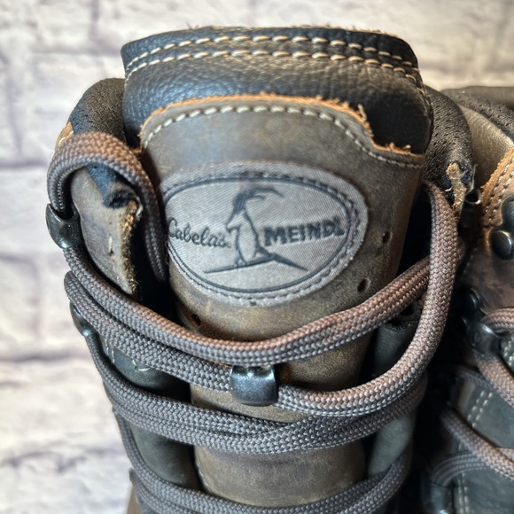Cabela's Meindl Leather Hunting Bootsace-Up Gore-Tex Vibram Outsole 9D 5493-46 - Picture 5 of 16